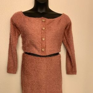 Fashion Nova: “It’s Our Time Fuzzy Skirt Set